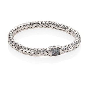 John Hardy 7.5mm Sapphire Chain Station Bracelet
